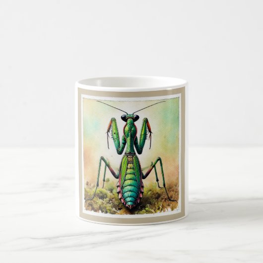 Mantis 290924IREF245 - Watercolor コーヒーマグカップ (中央)