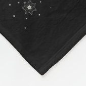 Mantis Insect Santa Sleigh Flying Funny Magical Ch フリースブランケット (角)