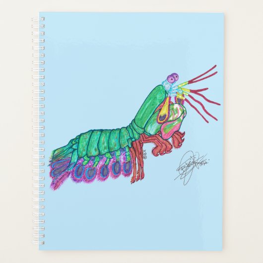 MANTIS SHRIMP プランナー手帳 (正面)