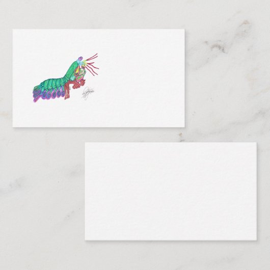MANTIS SHRIMP 名刺 (正面/裏面)
