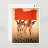 Mantova,イタリアのヴィンテージ旅行はがき ポストカード (正面/裏面)