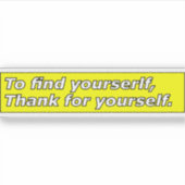 Mantra for living a beautiful life シール (正面)