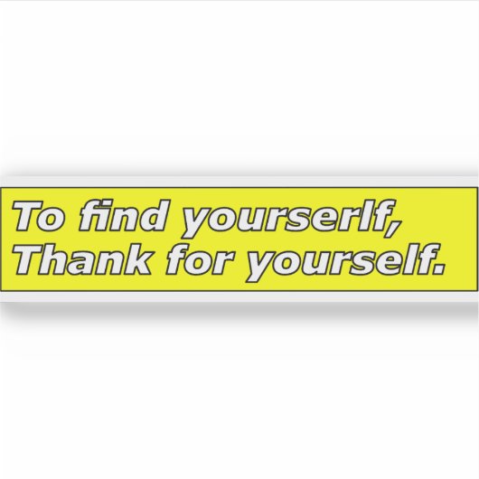 Mantra for living a beautiful life シール (正面)