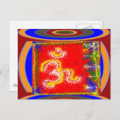 MANTRA Shakti：情熱を捧げる力の平和 ポストカード (正面/裏面)