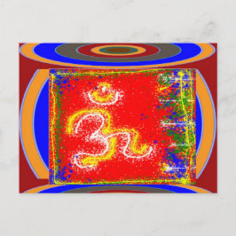 MANTRA Shakti:情熱を捧げる力の平和 ポストカード