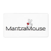 MantraMouse®ロゴスタンプ ラベル (正面)