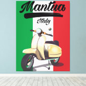 Mantuaイタリア旅行ポスター キャンバスプリント (インサイチュ (ウッドフロア))