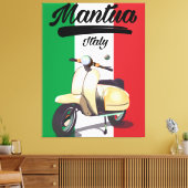 Mantuaイタリア旅行ポスター キャンバスプリント (インサイチュ (リビング))