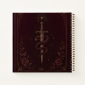 manual de bruja moderna marron ノートブック (裏面)