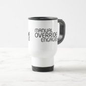 Manual Override Mobile Command Insulated Mug トラベルマグ (正面右)