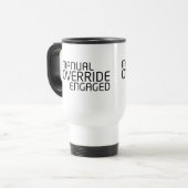 Manual Override Mobile Command Insulated Mug トラベルマグ (正面左)