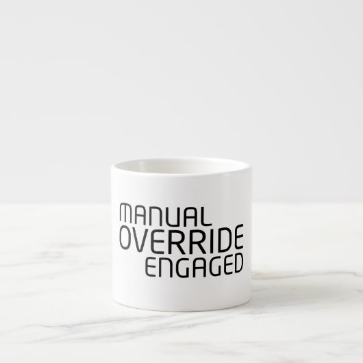 Manual Override Tactical Reset Concentrated  エスプレッソカップ (正面)