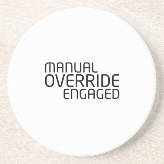 Manual Override Technical Command Surface コースター (正面)