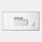 Manual Override Technical Command Surface デスクマット (キーボード&マウス)