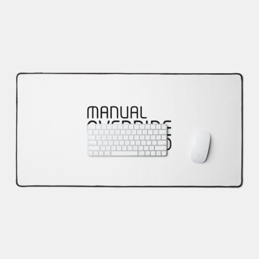 Manual Override Technical Command Surface デスクマット (キーボード&マウス)