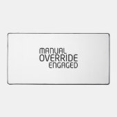 Manual Override Technical Command Surface デスクマット (正面)