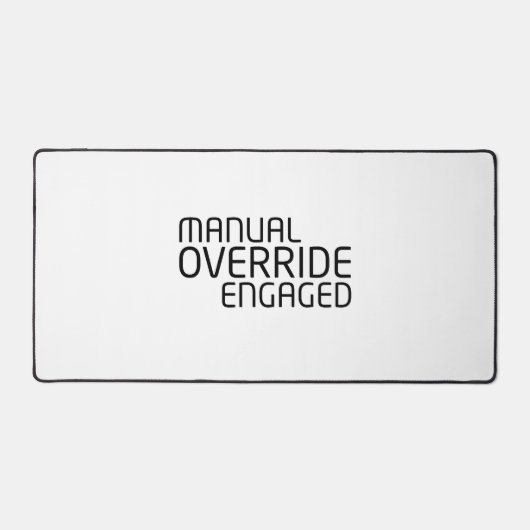 Manual Override Technical Command Surface デスクマット (正面)
