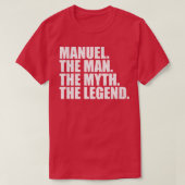 ManuelManuel名Manuel与え名 Tシャツ (デザイン正面)