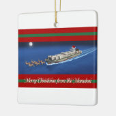 Manukai Christmas Ornament 2025 セラミックオーナメント (左)