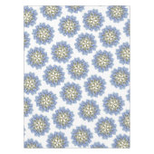 Manx植物相-青いアジサイ テーブルクロス (正面)