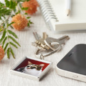 Manx猫 キーホルダー (側面)