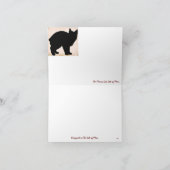 Manx Cat Greetingsカード シーズンカード (内部)