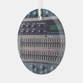 Many Buttons Sound Mixer Studio ガラスオーナメント (正面左)