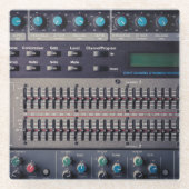 Many Buttons Sound Mixer Studio ガラスコースター (正面)
