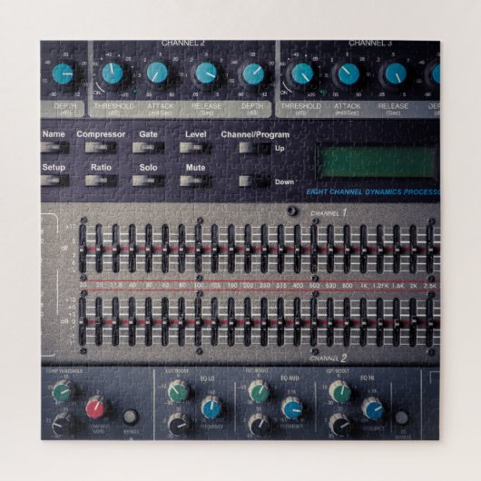 Many Buttons Sound Mixer Studio ジグソーパズル (縦)