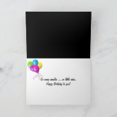 Many Candles on Cupcake カード (内部)