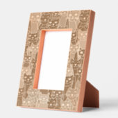 Many Catsデザイン レーザー彫刻フレーム (左)