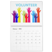 Many Hands引用文フルカラーカレンダー カレンダー (2月 2026)