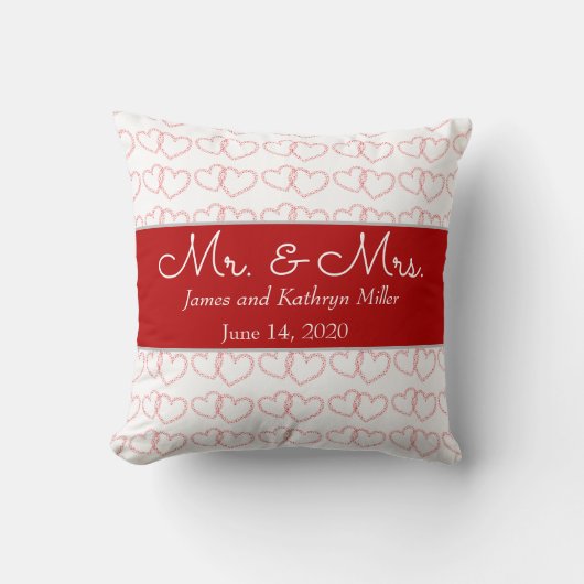 Many Hearts Keepsake クッション (正面)