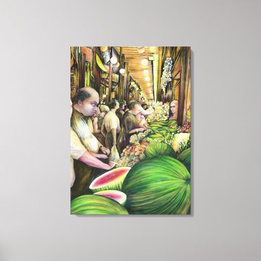 Many Melons Budapest Hungary キャンバスプリント (正面)