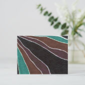 「Many Paths」抽象デザインはがき ポストカード (スタンド正面)