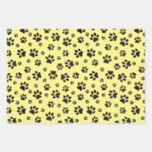 Many Pawプリントデザインラッピング紙セット ラッピングペーパーシート (正面3)