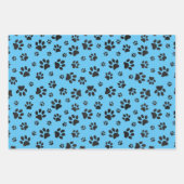 Many Pawプリントデザインラッピング紙セット ラッピングペーパーシート (正面2)