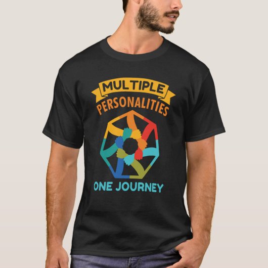 Many Personalities One Journey MPD Awareness Tシャツ (正面)