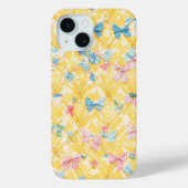 Many Ribbons and Plaid Pattern Phone Case Case-Mate iPhoneケース (裏面)