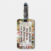 Many Santas簡単IDパーソナル ラゲッジタグ (裏面縦)