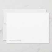 "Many Thanks" Celtic Thank You Card サンキューカード (裏面)