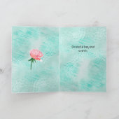 Many Thanks Moody Floral Greeting Card カード (内部)