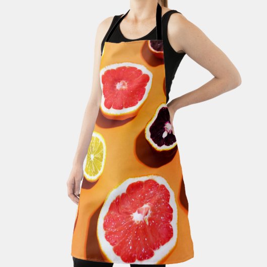 Many variety citrus fruits pattern in sunlight on エプロン (インサイチュ)