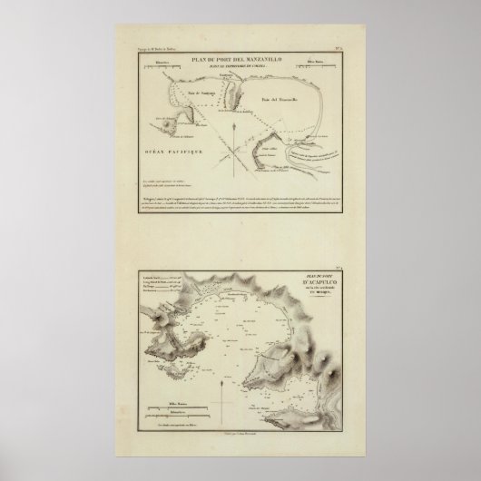 Manzanillo, Mexico ポスター (正面)