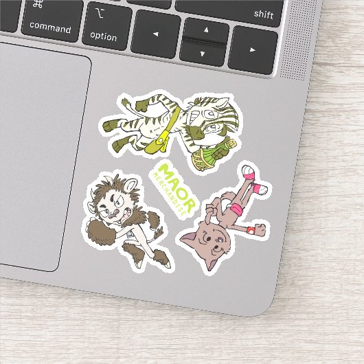 MAOR 3x3インチチビ(小さくかわいく書いた感じ)キャストステッカー#4 シール (詳細)