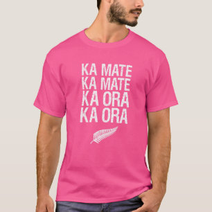 Maori Haka New Zealand Sport Teamファンラグビー Tシャツ