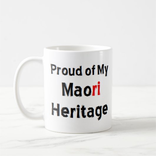 maori heritage coffee mug コーヒーマグカップ (左)
