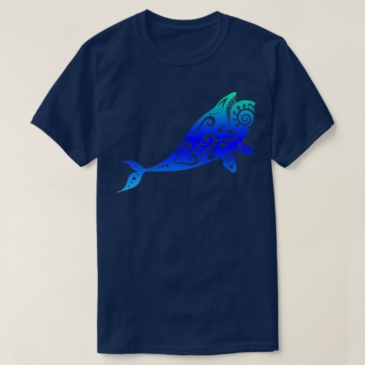 Maori Killer Whale Tribal Tattoo Gift Idea 1 Tシャツ (デザイン正面)
