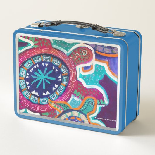Maori Turtle Metal Lunchbox メタルランチボックス (裏面)