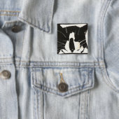 "Maow"ボタン 缶バッジ (インサイチュ)
